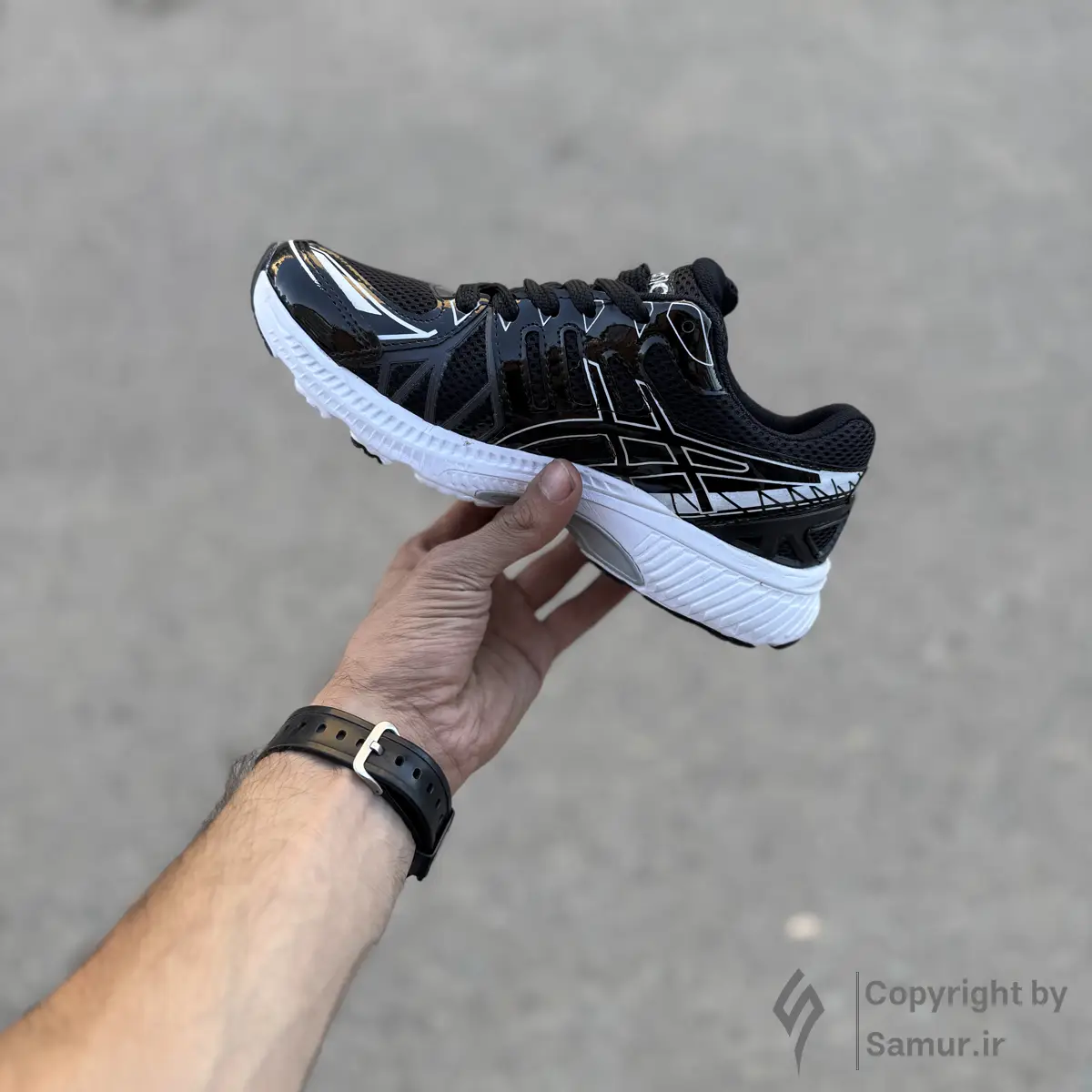 گالری تصاویر کتونی اسیکس کایانو 20 مشکی سفید